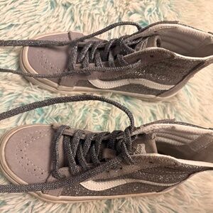 Purple-Grey Vans!💜🩶